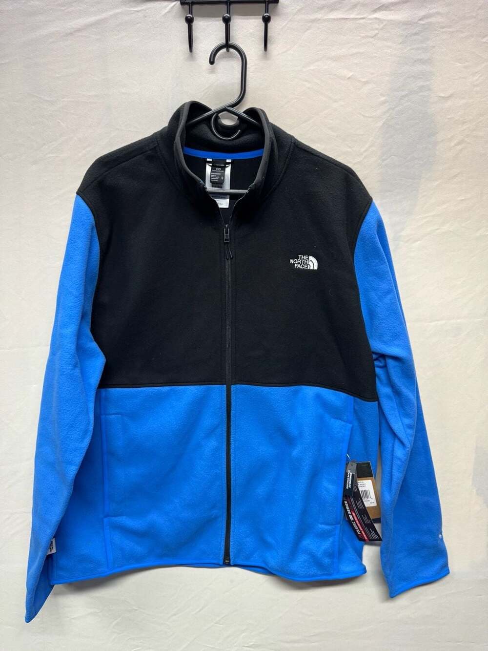 The North Face Men's Alpine Polartec 100 Full-Zip Fleece Jacket Optic Blue / TNF